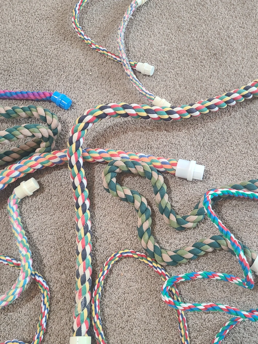 Parrot Bird Cage Ropes
